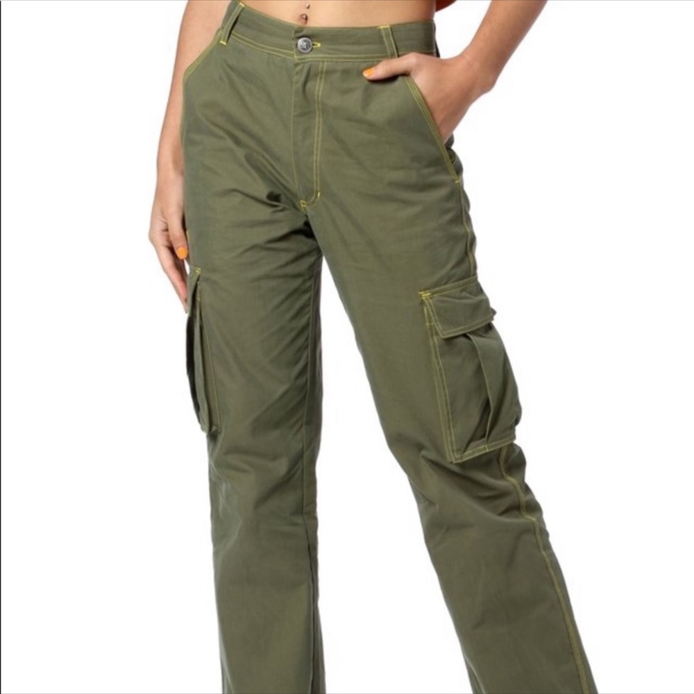 Artistix cargo pocket twill pants NWT
